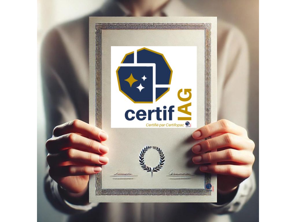 Certificat de la Certif'IAG